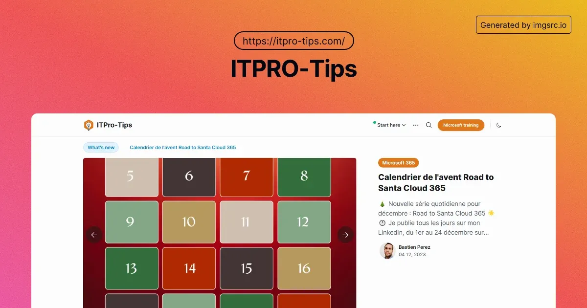 ITPRO-Tips